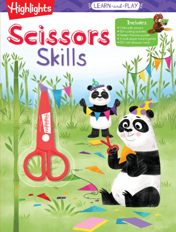 Book cover for Highlights Learn-and-Play Scissor Skills