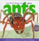 Book cover for Very First Things to Know About Ants