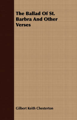 Book cover for The Ballad Of St. Barbra And Other Verses