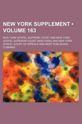 Cover of New York Supplement (Volume 163)