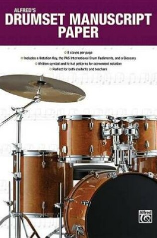 Cover of Alfreds Drum Manuscript Paper