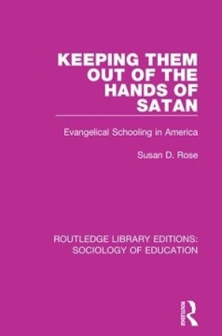 Cover of Keeping Them Out of the Hands of Satan