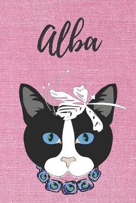 Book cover for Alba Katzen Notizbuch / Malbuch / Tagebuch / Journal / DIN A5 / Geschenk