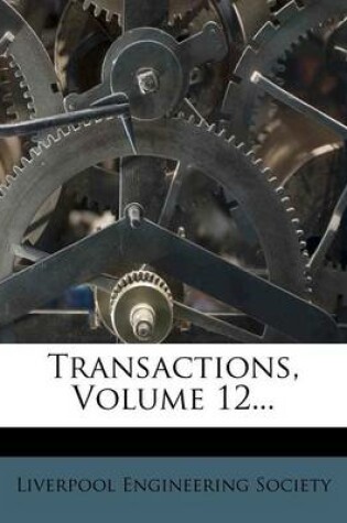 Cover of Transactions, Volume 12...