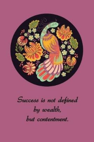 Cover of Success is not defined by wealth