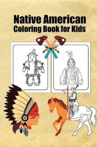 Cover of Native American Coloring Book for Kids