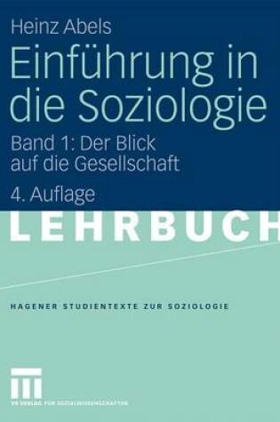 Cover of Einführung in Die Soziologie