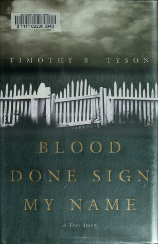 Book cover for Blood Done Sign My Name