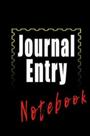 Cover of Journal Entry Notebook