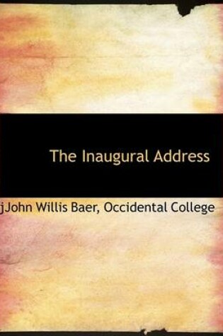 Cover of The Inaugural Address