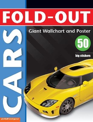 Book cover for Fold-Out Poster Sticker Book: Cars