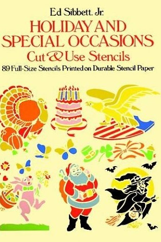 Cover of Holiday and Special Occasions Cut and Use Stencils