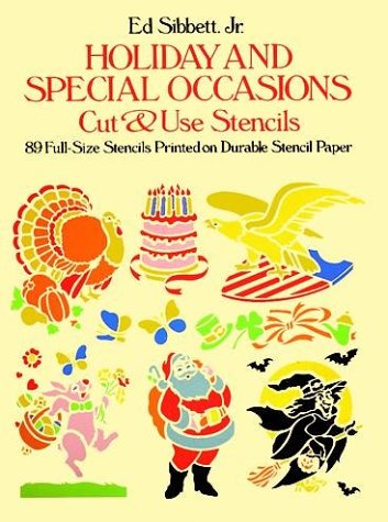 Book cover for Holiday and Special Occasions Cut and Use Stencils
