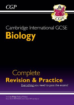 Book cover for Cambridge International GCSE Biology Complete Revision & Practice: for the 2025 and 2026 exams