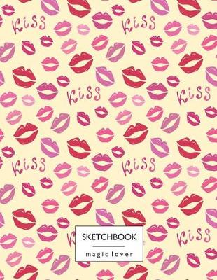 Book cover for Kiss sketchbook magic lover