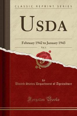 Book cover for Usda, Vol. 1