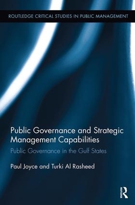 Book cover for Public Governance and Strategic Management Capabilities