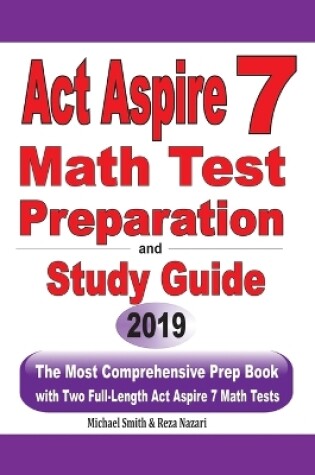 Cover of ACT Aspire 7 Math Test Preparation and Study Guide