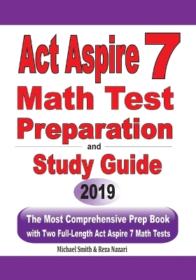 Book cover for ACT Aspire 7 Math Test Preparation and Study Guide