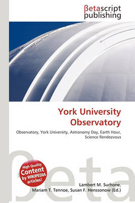 Cover of York University Observatory