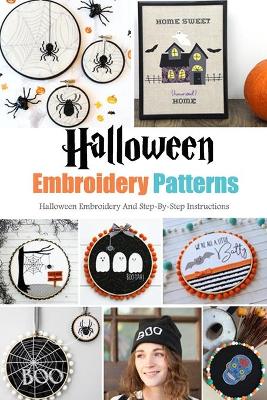 Book cover for Halloween Embroidery Patterns