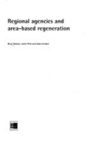 Cover of Regional Agencies and Area-based Regeneration