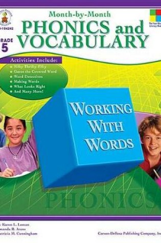 Cover of Month-By-Month Phonics and Vocabulary, Grade 5