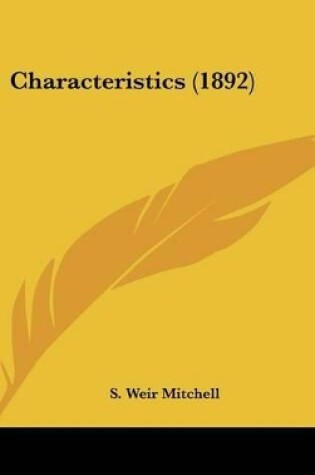 Cover of Characteristics (1892)