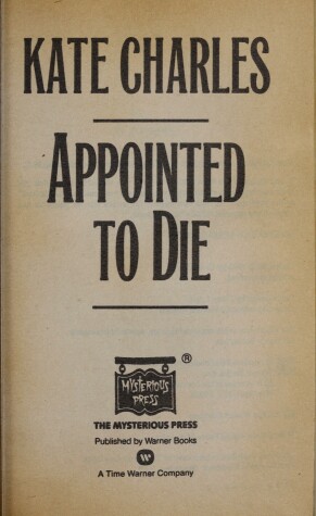 Book cover for Appointed to Die