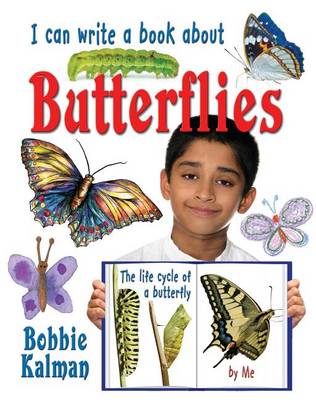 Book cover for I Can Write a Book about Butterflies