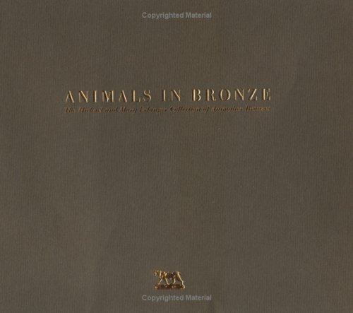 Book cover for Animals in Bronze