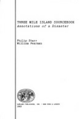 Cover of Three Mile Island Sourcebk