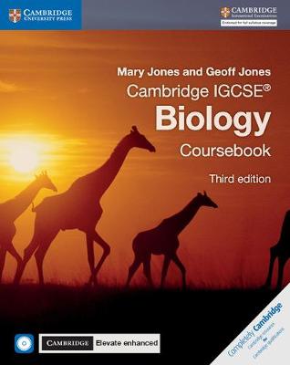 Cover of Cambridge IGCSE (R) Biology Coursebook with CD-ROM and Cambridge Elevate Enhanced Edition (2 Years)