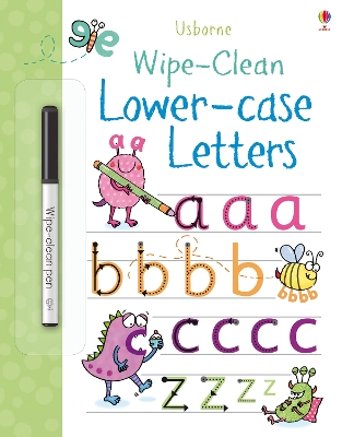 Book cover for Wipe-clean Lower-case Letters