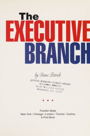 Cover of The Executive Branch