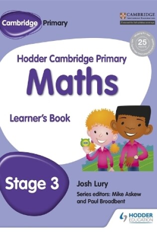 Cover of Hodder Cambridge Primary Maths Learner's Book 3