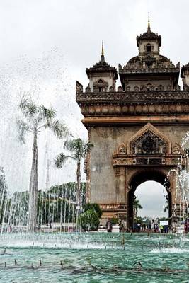 Book cover for Patuxai Gate in Laos