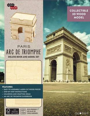 Book cover for IncrediBuilds: Paris: Arc de Triomphe Deluxe Model and Book Set