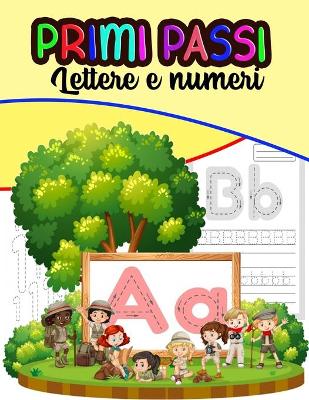 Book cover for primi passi Lettere e numeri