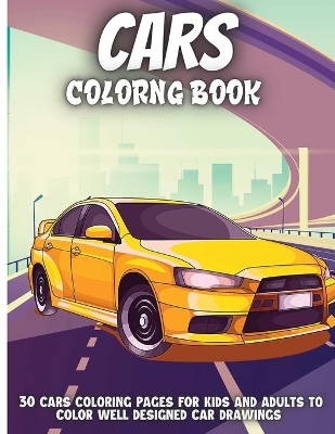 Book cover for Cars Coloring Book