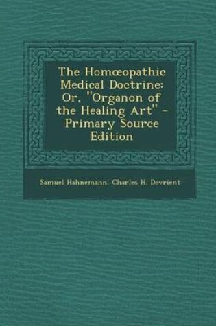Cover of The Hom Opathic Medical Doctrine