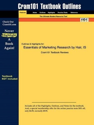 Book cover for Studyguide for Essentials of Marketing Research by Hair, Joseph, ISBN 9780073381022
