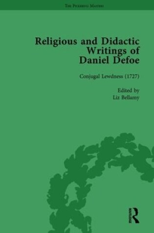 Cover of Religious and Didactic Writings of Daniel Defoe, Part I Vol 5