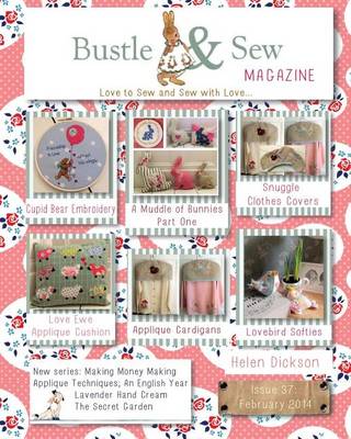 Book cover for Bustle & Sew Magazine February 2014