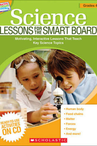 Cover of Science Lessons for the Smart Board(tm) Grades 4-6