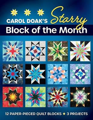 Book cover for Carol Doak's Starry Block of the Month