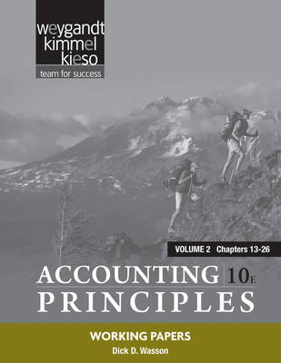 Book cover for Working Papers Volume 2 (Chapters 13-26) to accompany Accounting Principles, 10e