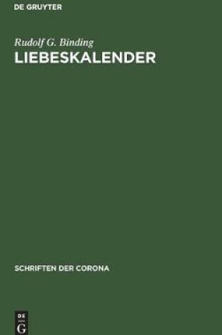 Cover of Liebeskalender