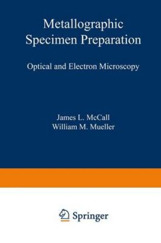 Cover of Metallographic Specimen Preparation