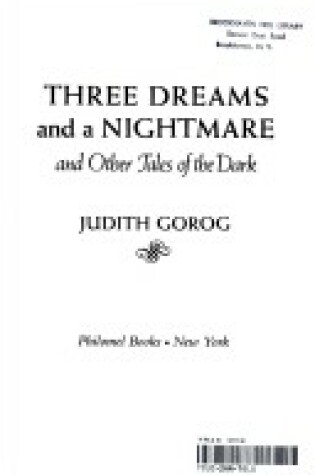 Cover of Three Dreams Night